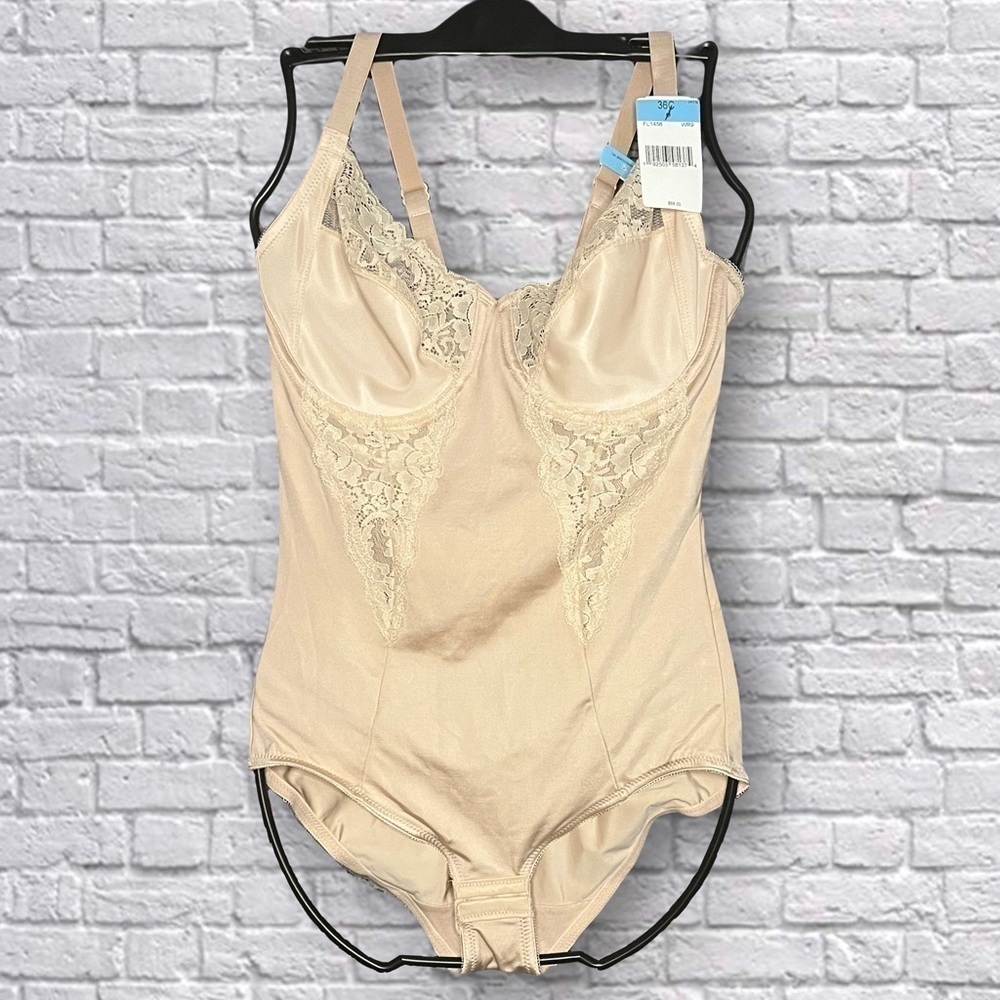 Maidenform Firm Control Shapewear Lace-Trim Body Shaper - Picture 2 of 7